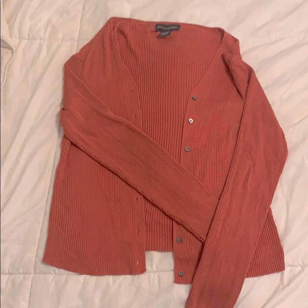 Banana Republic Orange Cardigan